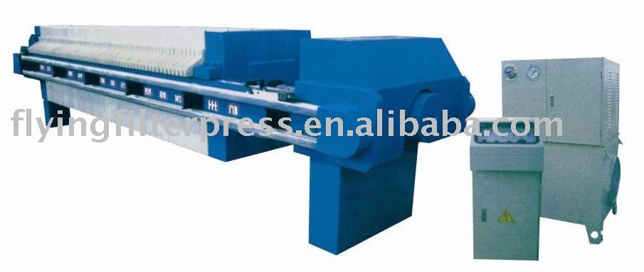 sludge treatment system filter press