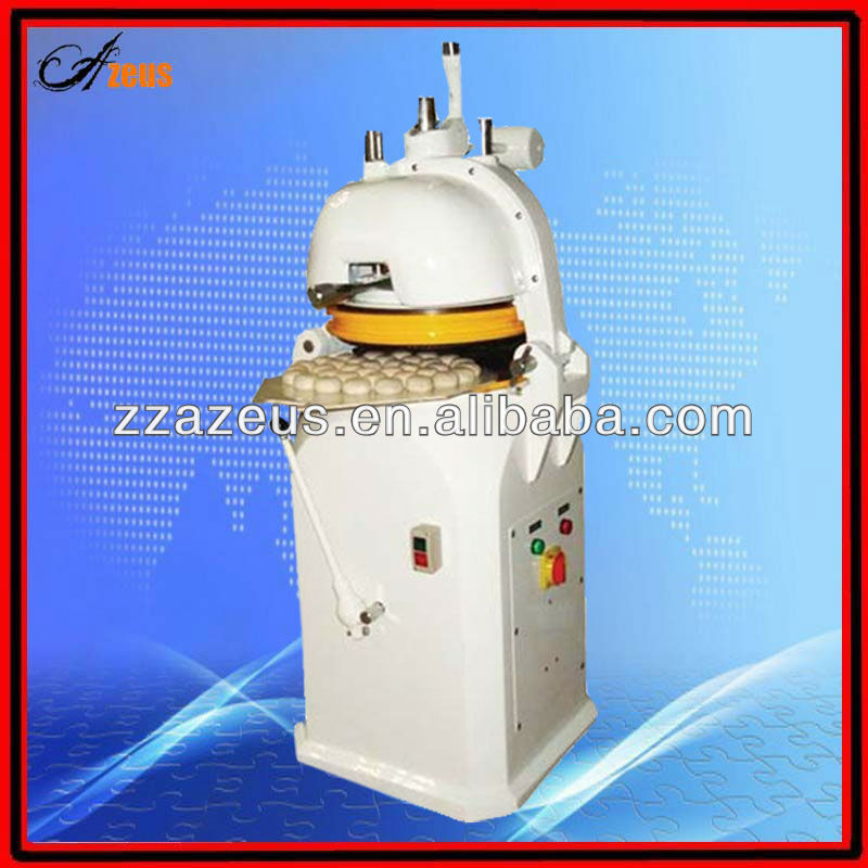 Small dough divider rounder in bakery machine