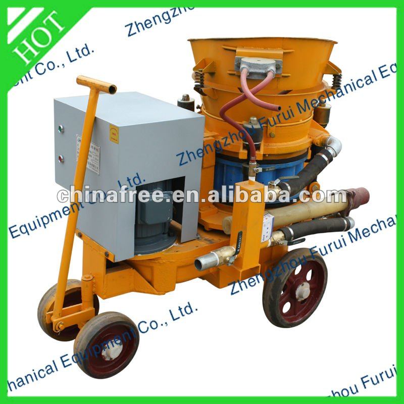 small dry mix shotcrete machine construction machinery