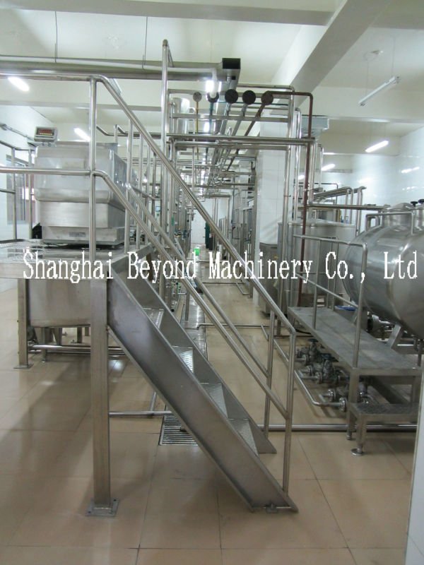 small milk processing line