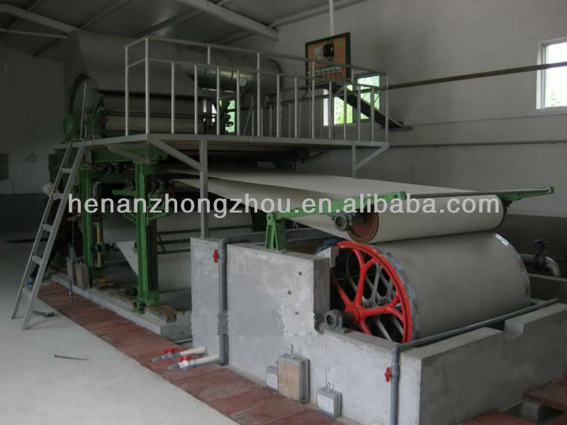 small scale 787mm single dryer can and single cylinder mould toilet paper manufacturing machine