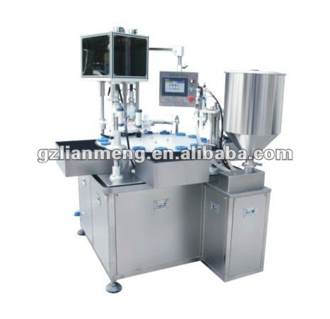 small volume toner lotion cream shampoo conditioner food medicine filling capping machine