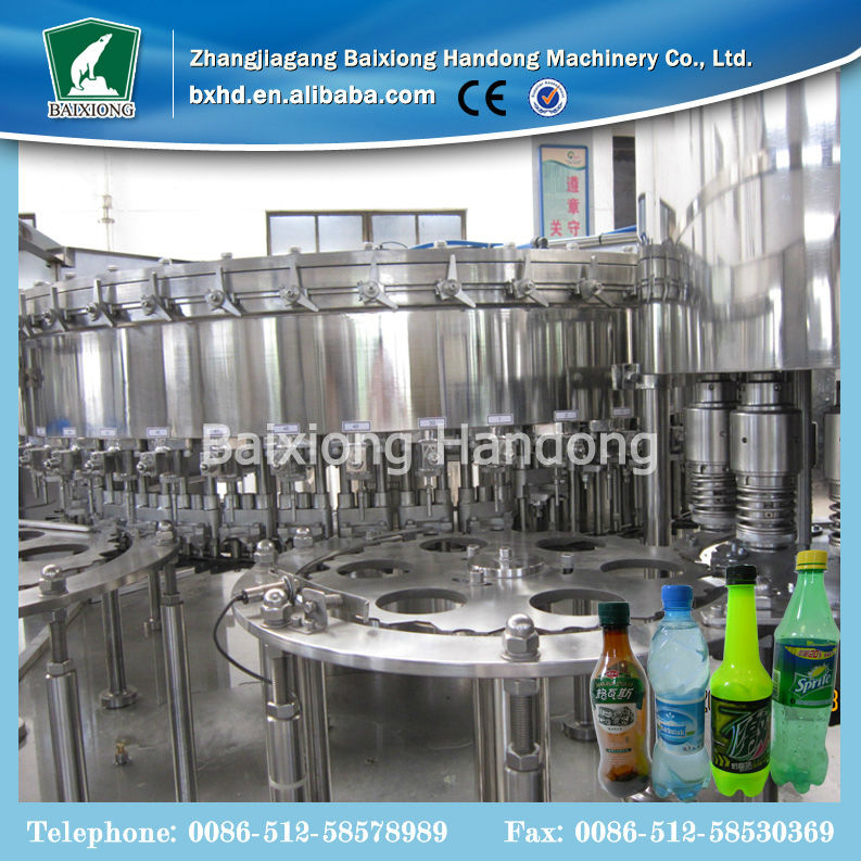 Soft drink filling machine