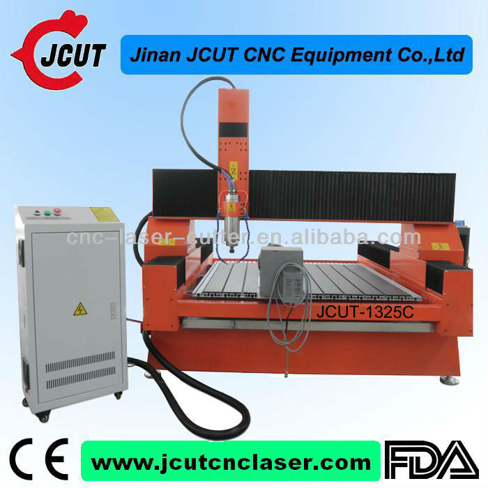 Solid Weld Steel Constant Power Spindle Heavy Load High Work Intensity Large Marble/Granite CNC Engraver and CutterJCUT-1325C