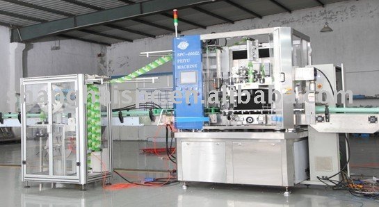 SPC-460EL Automatic High Speed shrink label sleeving machine for bottles