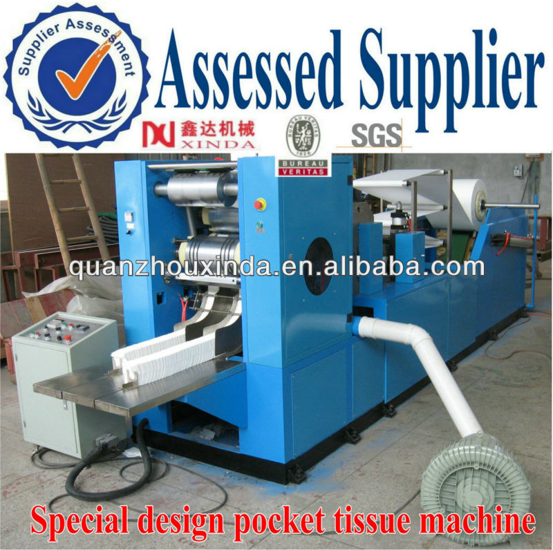 Special design pocket tissue paper machine