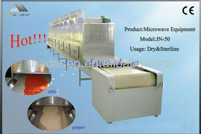 spice and condiment microwave drying and sterilizer machine