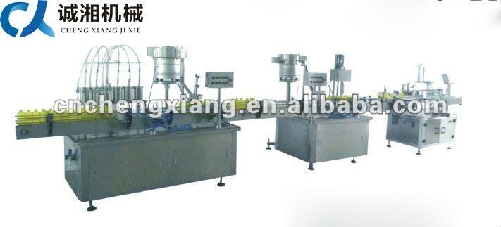 Square bottles/jars filling production line