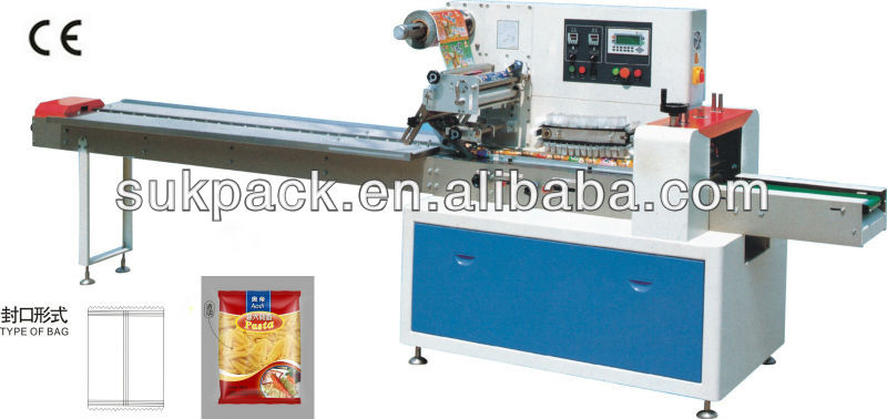 Square Bread/Biscuit/Instant Noodles/Food Flow Packaging Machine SZ-400B