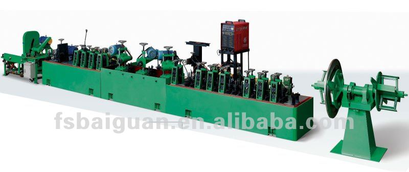 SS/copper/iron/aluminium pipe making machine