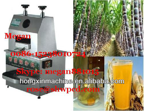 SS made sugarcane juice extractor machine 0086-15238010724