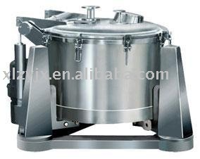 SS manual top discharge filter centrifuge separator