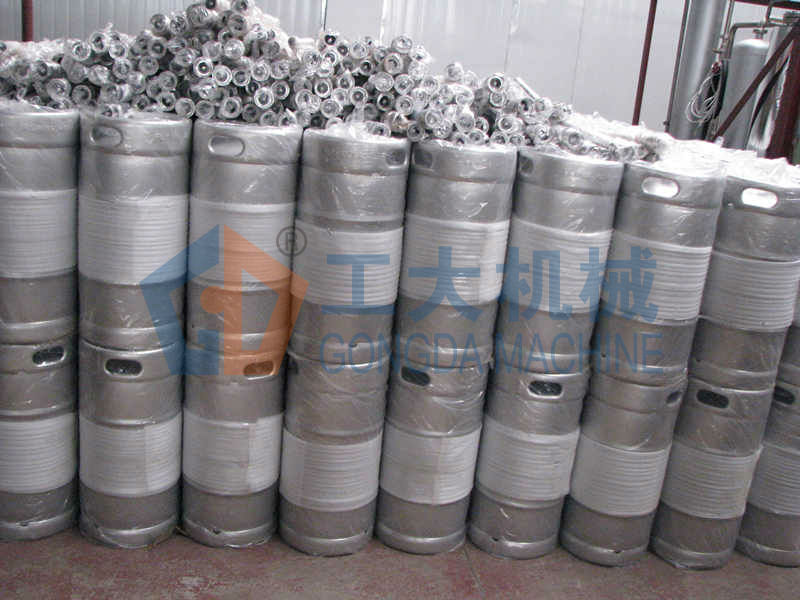 stainless beer barrels