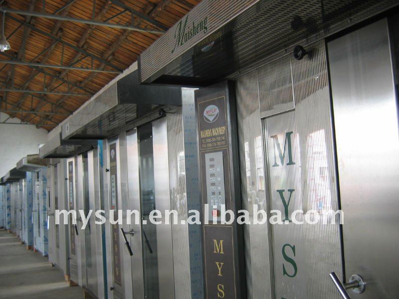 Stainless steel 32 trays Backing bread Rotary Rack Oven