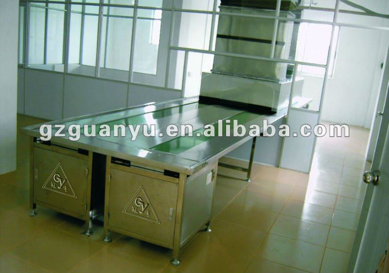 Stainless Steel Belt Conveyor Workbench GY Stainless Steel Belt Conveyor Workbench