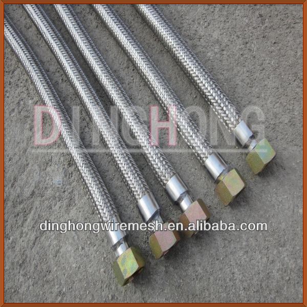 stainless steel braided hose with male/female thread
