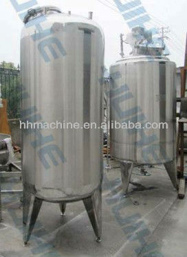 Stainless Steel Double Jacketed Mixing Tank