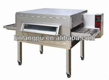 Stainless steel electric/gas conveyor pizza oven for sale