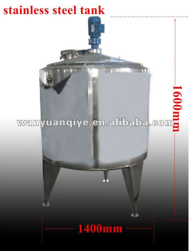 stainless steel heating tank with agitator heating mixing tank