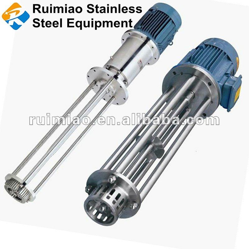 Stainless steel high shear emulsifying mixer