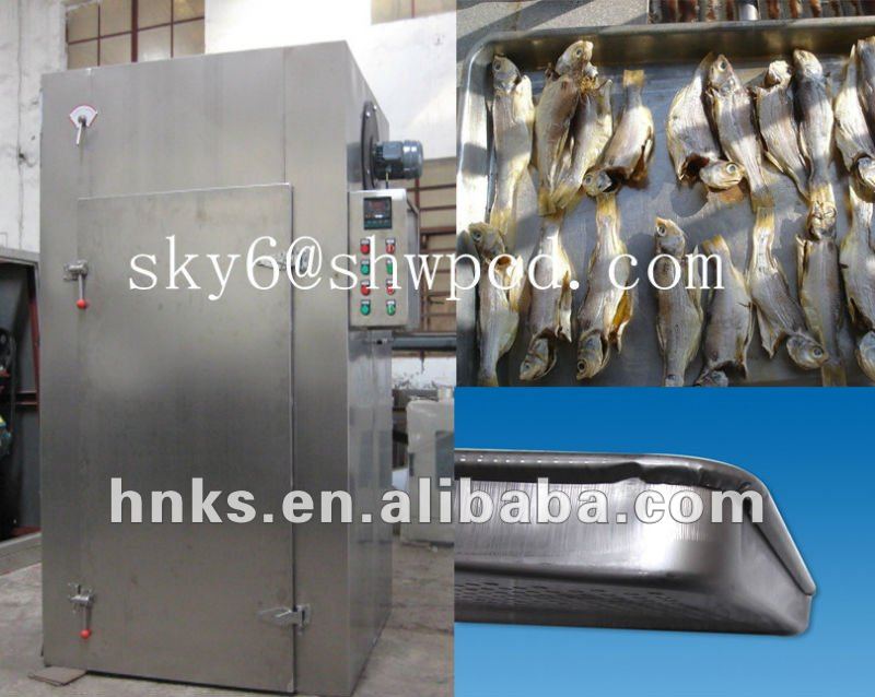 Stainless steel hot wind fish drier/fish drying machine/dried fish making machine