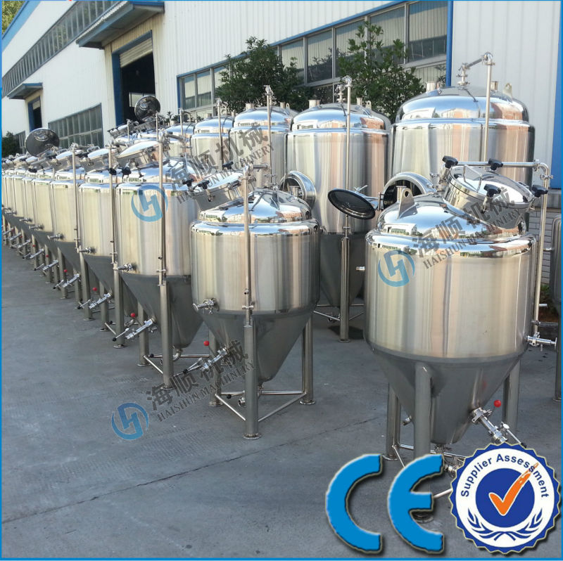 Stainless Steel Jacket Concial Beer Fermentation Tank