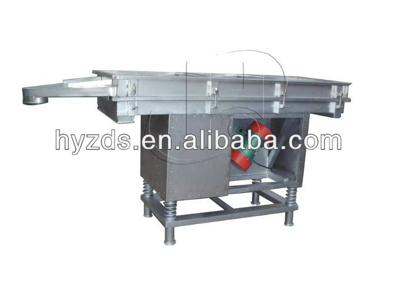 Stainless steel linear spice vibratory sieve with mirror polishing