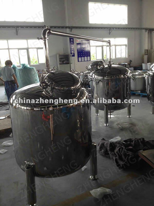 Stainless steel pot distillation equipment