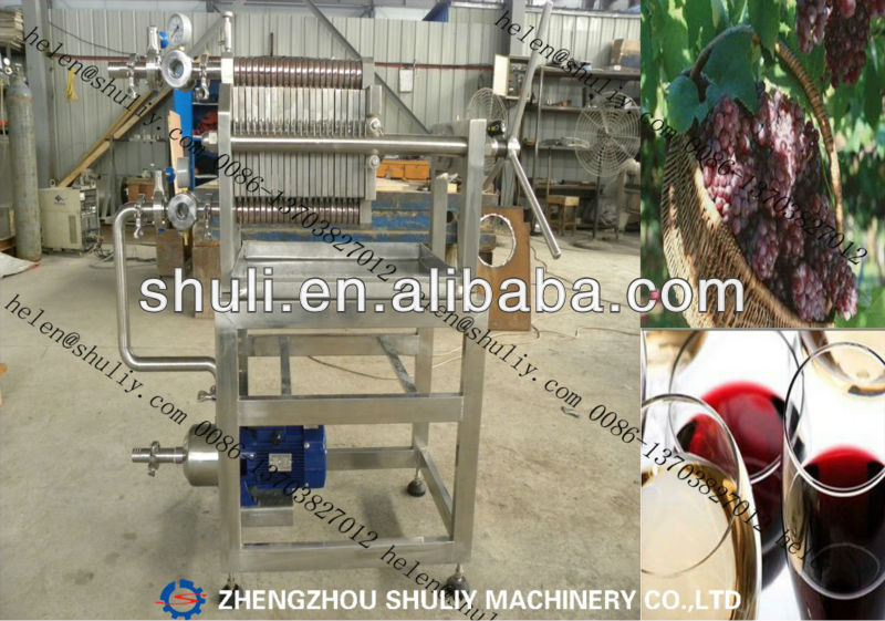 Stainless Steel Sheet Filter/grape wine/beer plate and frame filter press machine//0086-13703827012