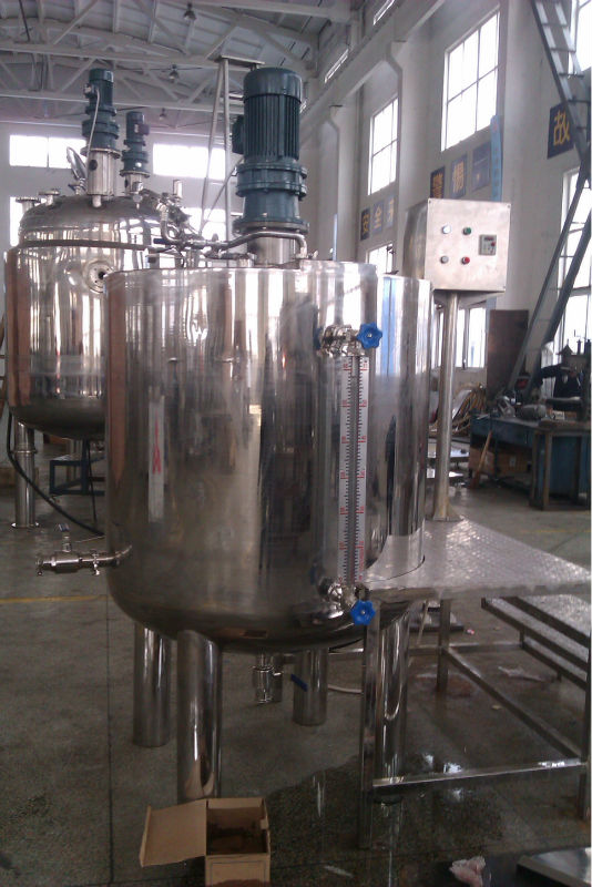 stainless steel syrup mixing vessel / Liquid mixing tank detergent mixing vessel