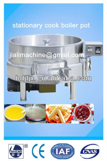 stainless steel working simple vertical cook boiler