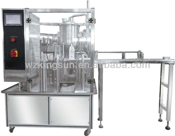 stand-up pouch liquid filling and capping machine