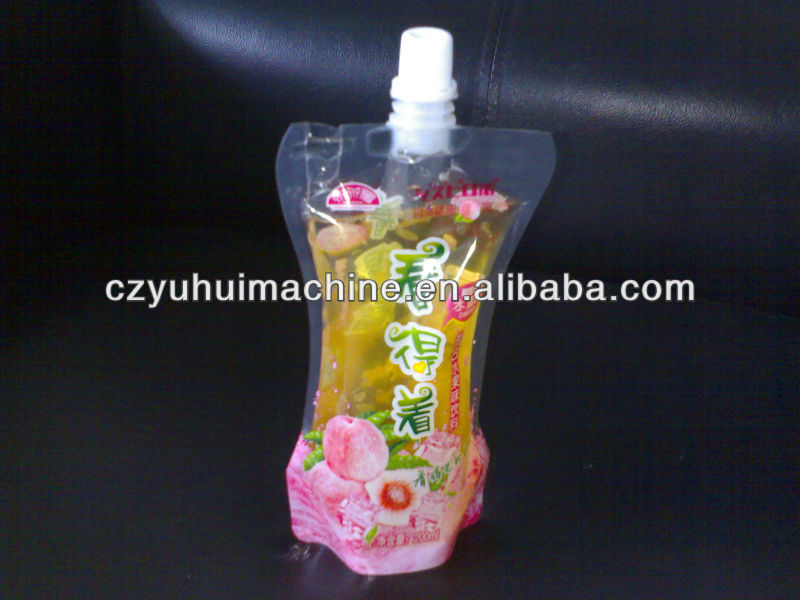 stand up spout beverage bag filling capping machine