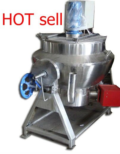 stanless steel tilting jacketed cooking kettle with agitator 300L to 600L capacity