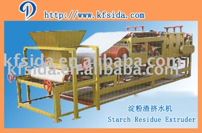 Starch Residue Extruder