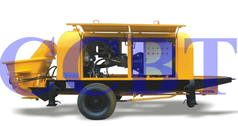 stationary trailer concrete pump with electrical Motor