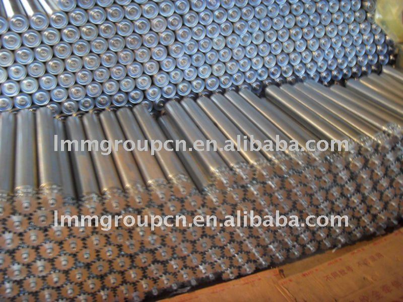 steel and plastic package machine roller
