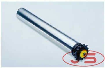 steel drive rollers with plastics sprocket ,JSKR-381210S sprocket roller