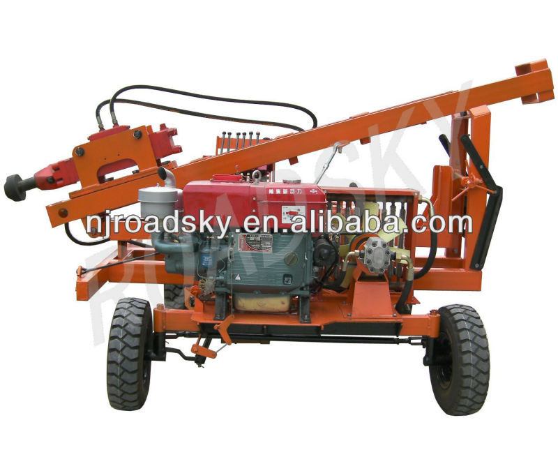 Steel Guardrail Post Hydraulic Pile Driving Equipment