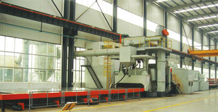 steel plate shot blasting machine