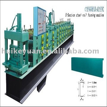 Steel purlin forming machine