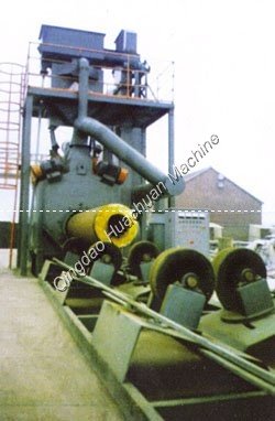 steel tube shot blasting machine