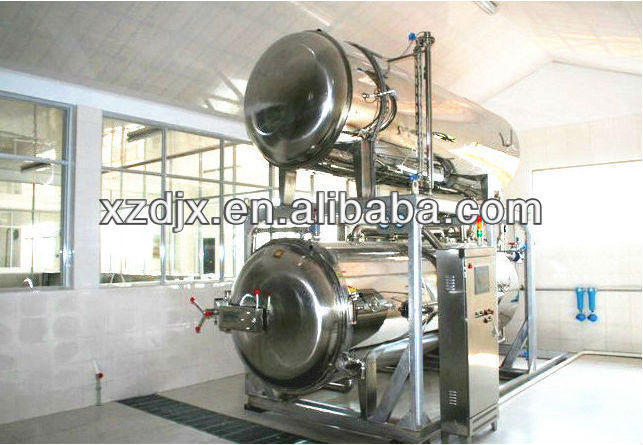 sterilizing retort machine for food processing