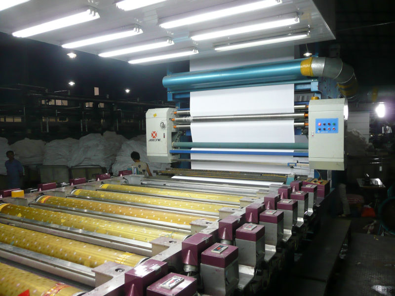 stork type closed bearing digital rotary screen printing machine