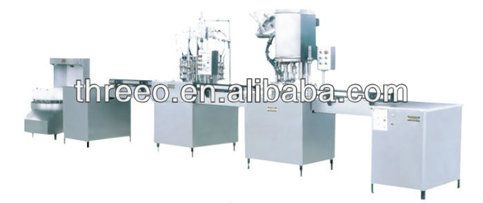 Straight-line Negative Pressure Washing Filling Capping Production Line