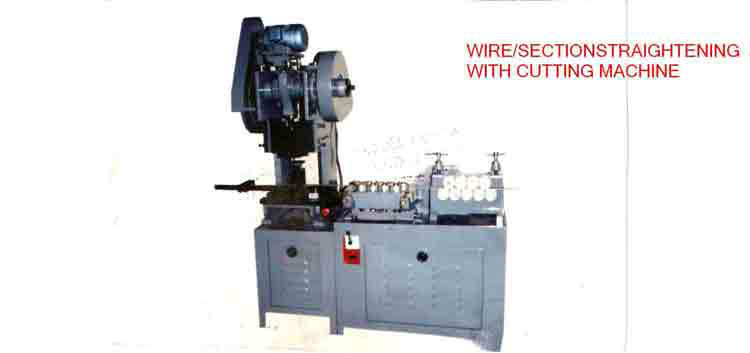 STRAIGHTENING CUM CUTTING MACHINE