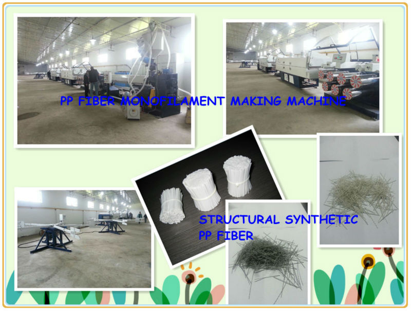 STRUCTRUAL SYNTHETIC PP FIBER MAKING MACHINE