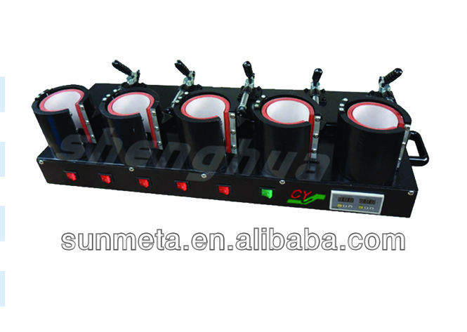 Sunmeta 5 in 1 cup mug printing machine wholesale price