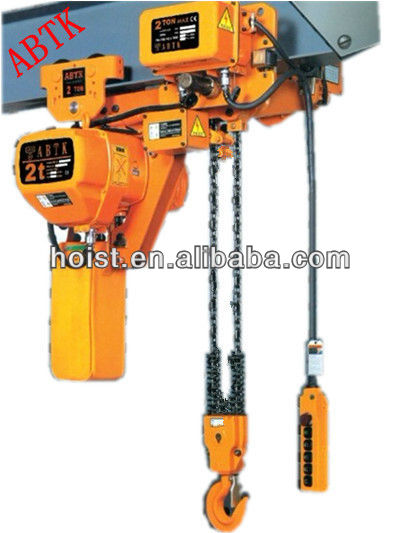 Super-low Head Room Electric Chain Hoist 2T