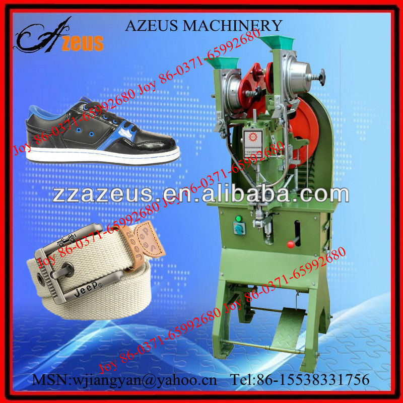 Superior fully automatic curtain eyeleting machine